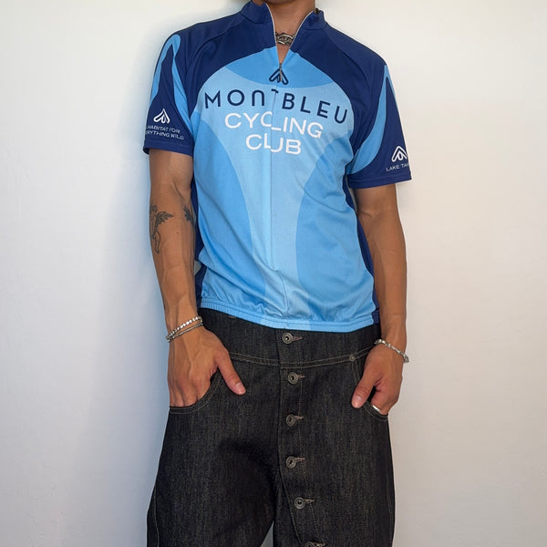 Blue Cycling Jersey