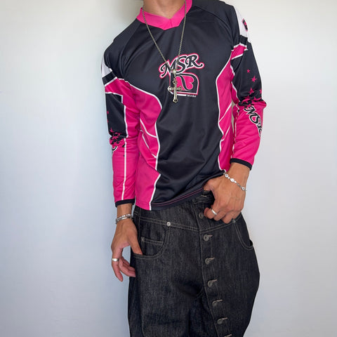 Pink Biker Top