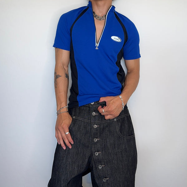 Blue Cycling Jersey