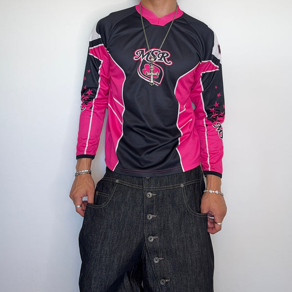 Pink Biker Top