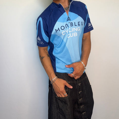 Blue Cycling Jersey